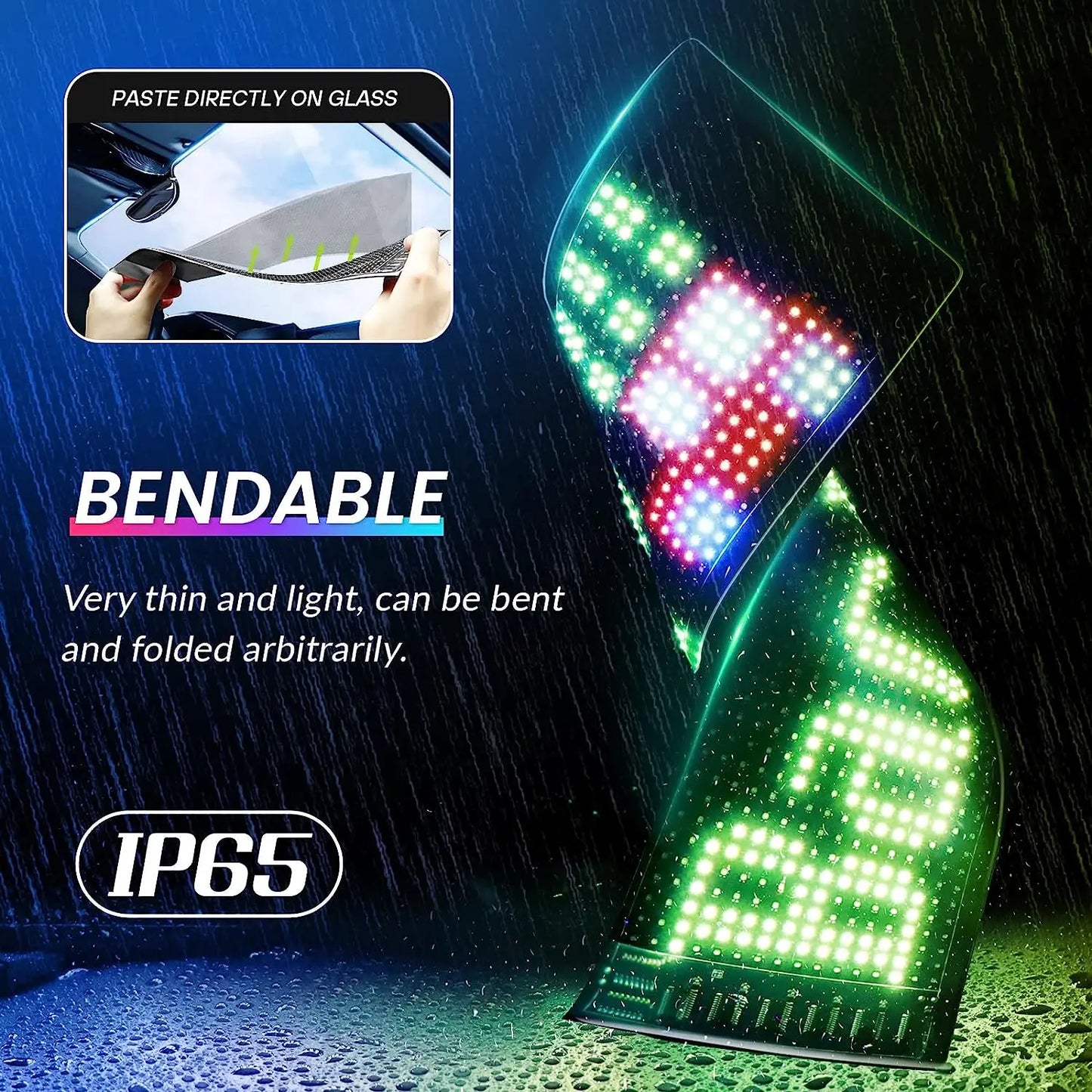 GOTUS LED Matrix Panel Advertising Sign With Remote Bluetooth Control