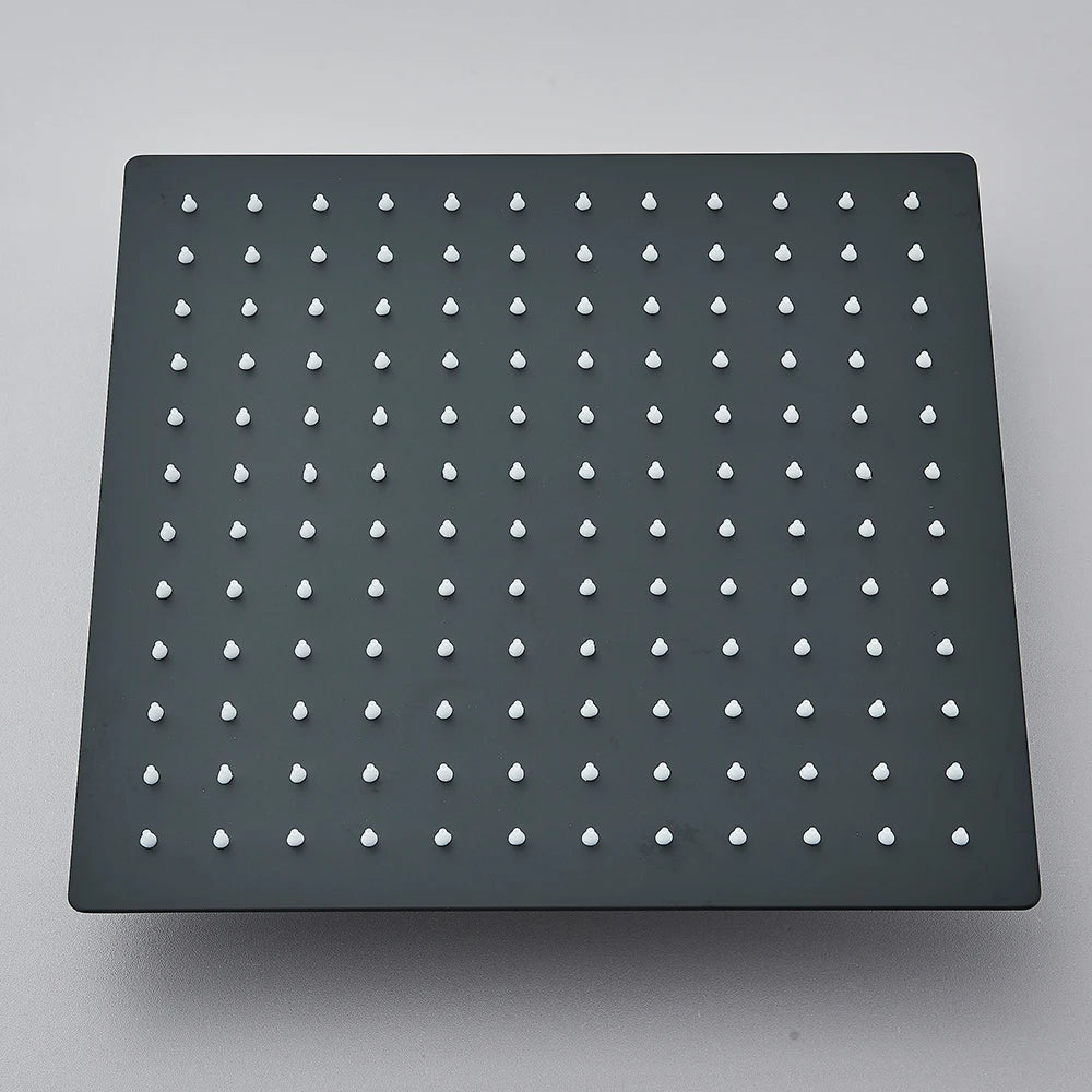 MYQualife Ultra-Thin Square Rainfall Shower Head