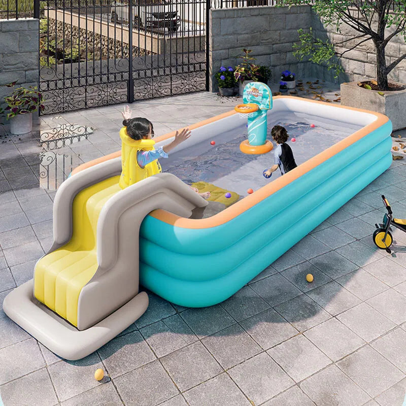 Outdoor Inflatable Family Pool for Kids and Adults Durable
