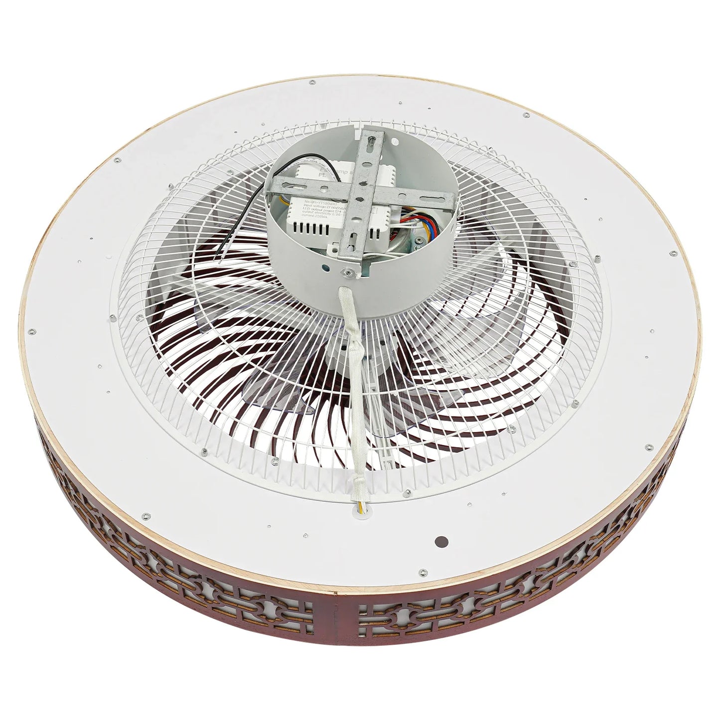 Bymaocar Bladeless Ceiling Fan With Led Light And Remote