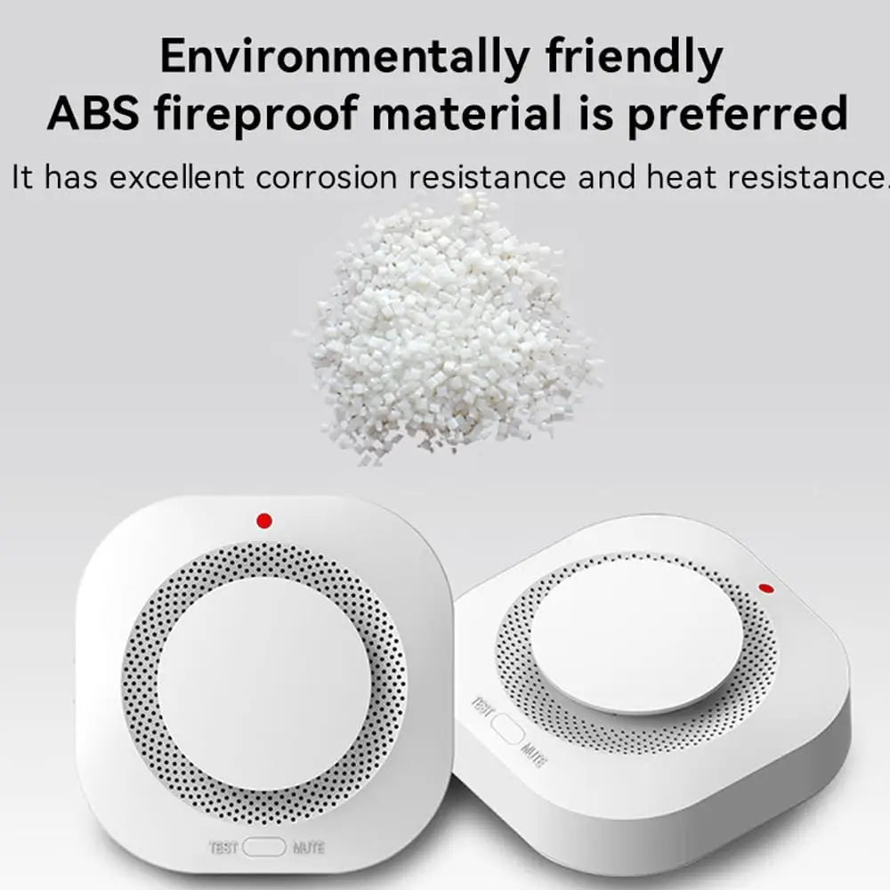 Photoelectric Smoke Detector With Test Button And 85dB Alarm