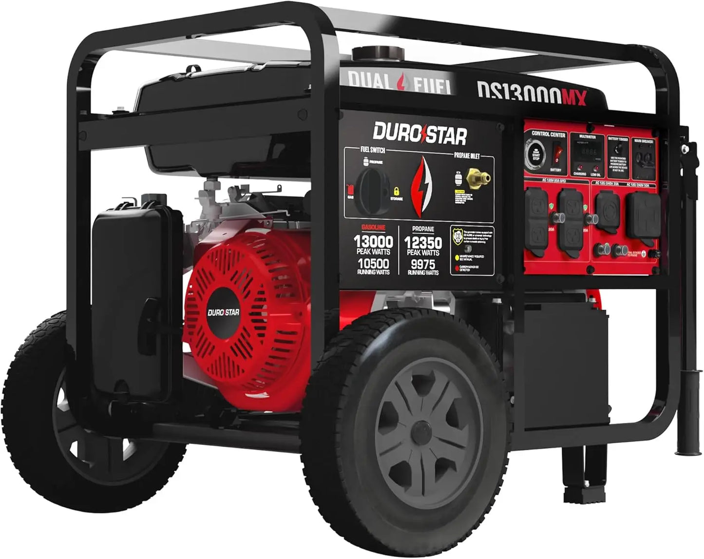 NONEEU DS13000MX 13,000-Watt Dual Fuel Generator With Remote Start