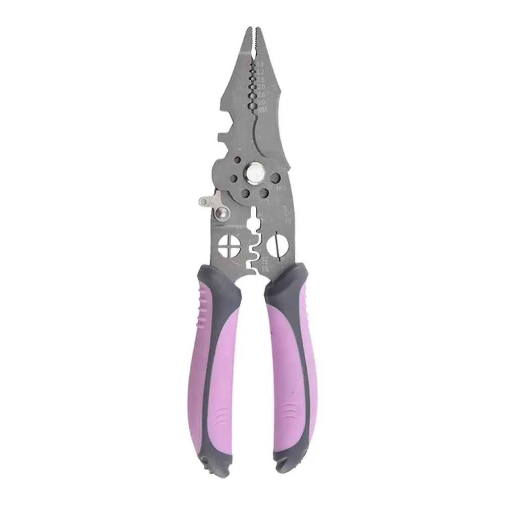 NONEDIY Adjustable Automatic Wire Stripper Multi Function Cutter Crimp Tool