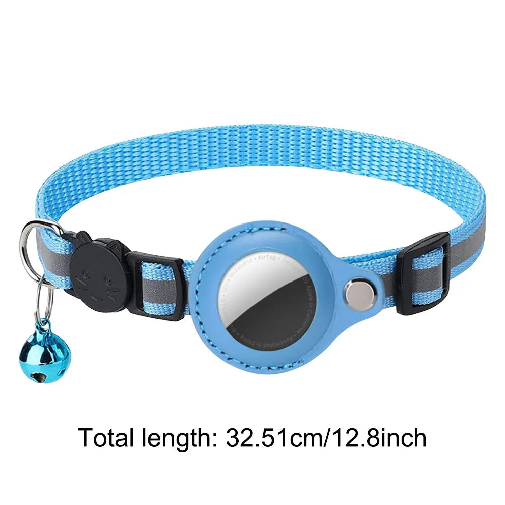 ALLOYSEED AirTag Cat Collar Reflective Adjustable Safety Buckle Kitten