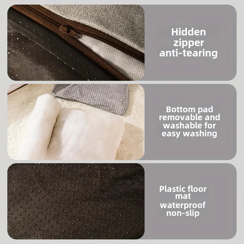 Pet Bed For Cats And Dogs Non Slip WinterWarm Cushion