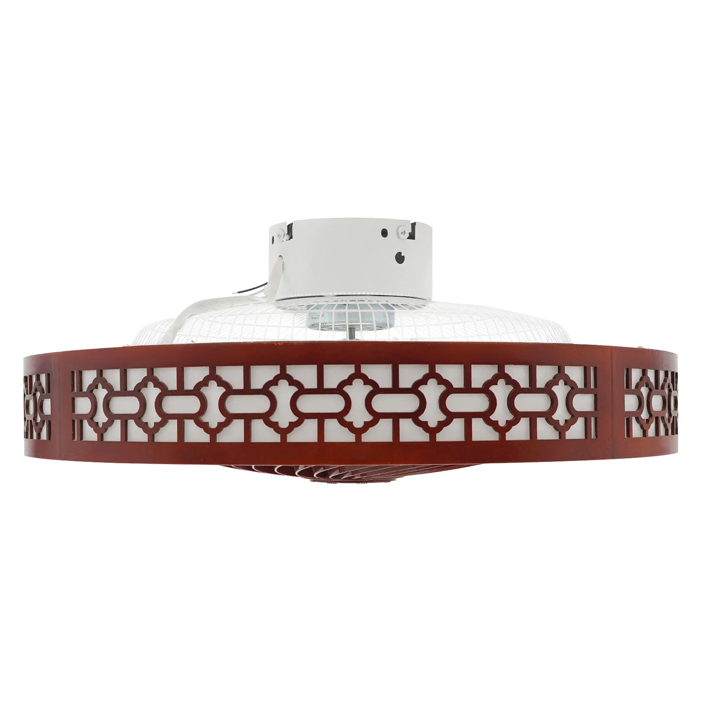 Bymaocar Bladeless Ceiling Fan With Led Light And Remote