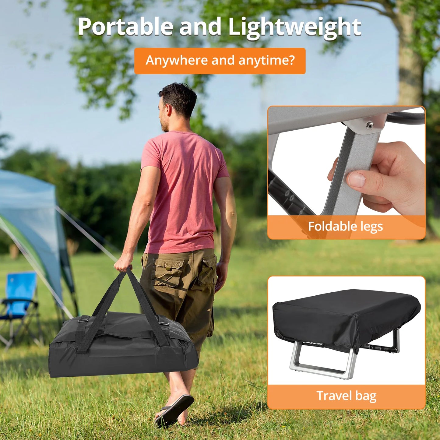Adoolla Gas Pizza Oven Outdoor Portable For Backyard Cooking