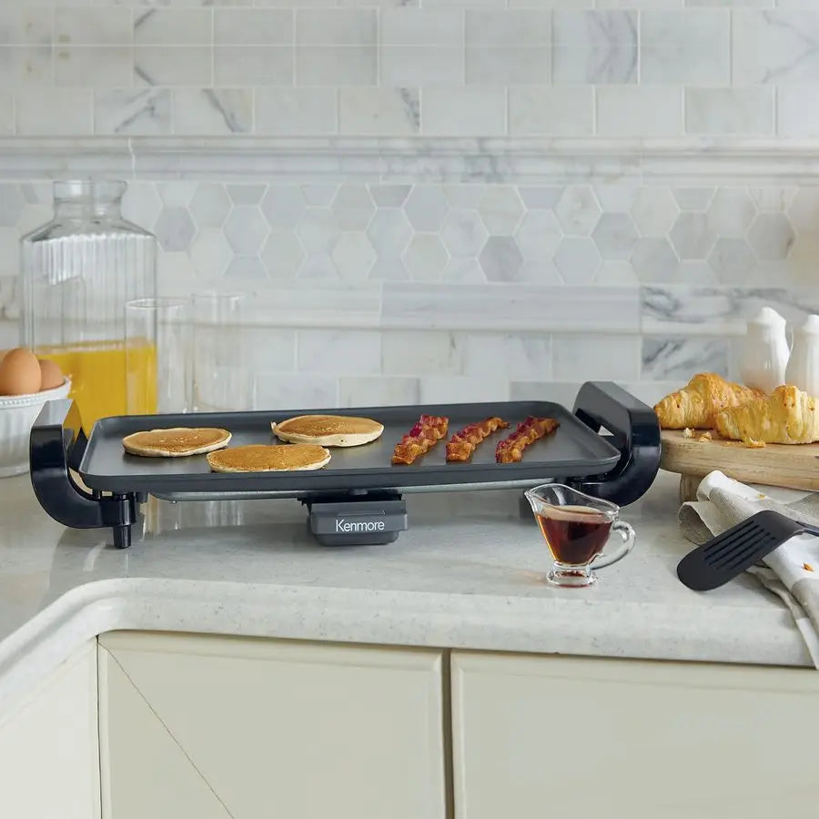 Electric Griddle Nonstick With External Temperature Control