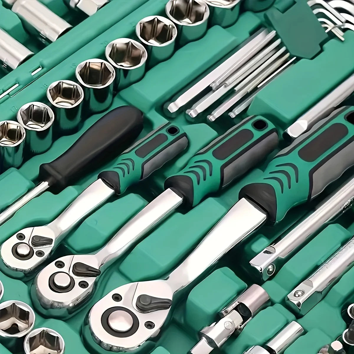 NIUXIANGDIY Ratchet Wrench Socket Set With S2 CR-V Sockets