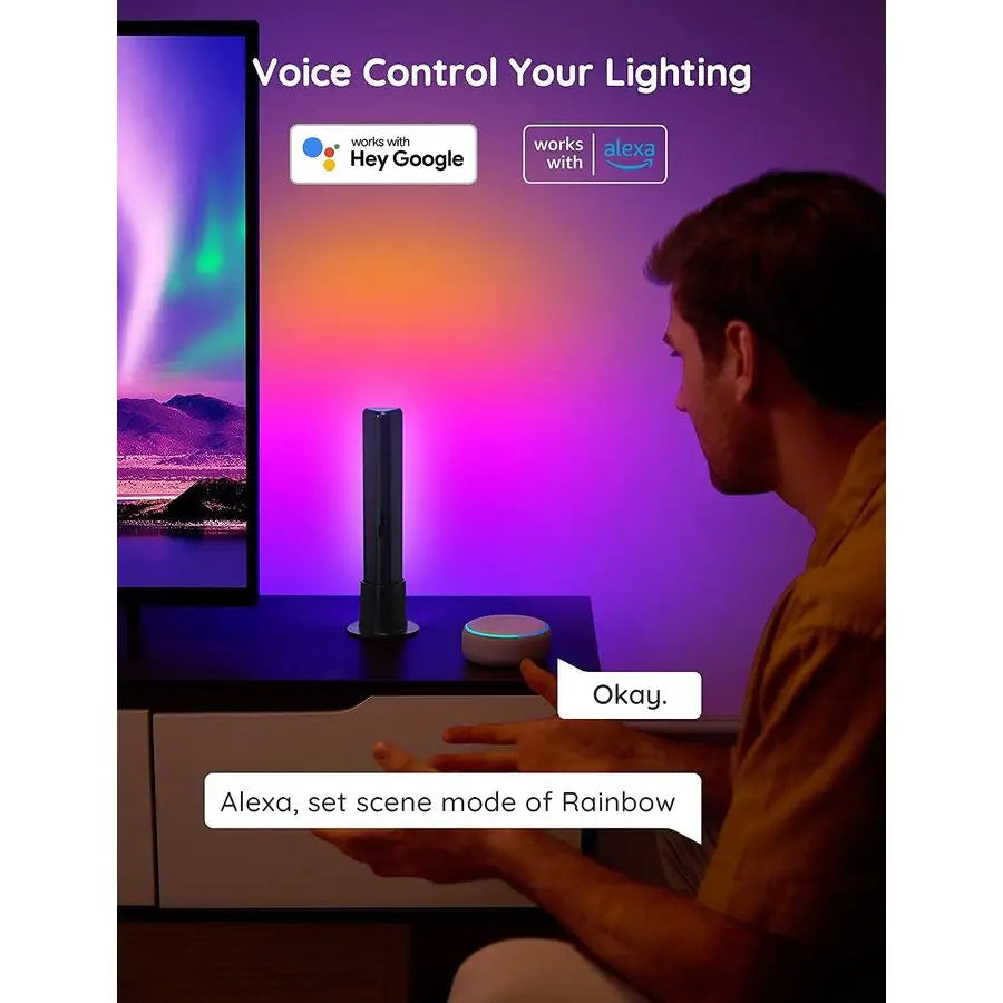 Smart LED Light Bars With Alexa And Google Assistant