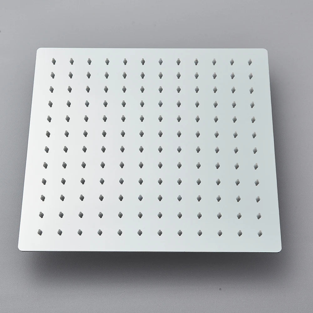 MYQualife Ultra-Thin Square Rainfall Shower Head