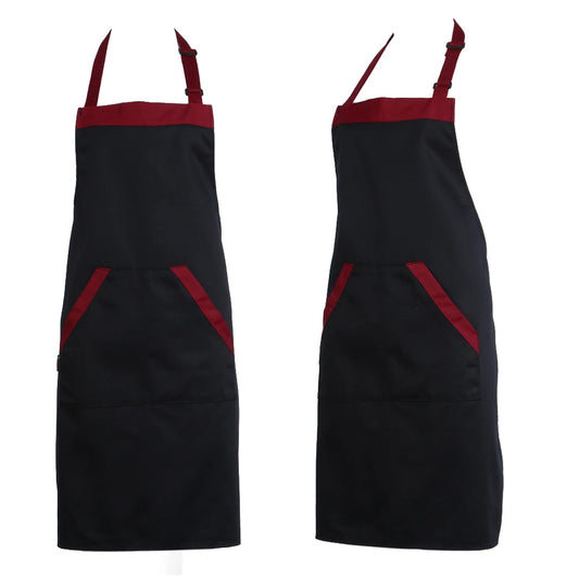 VKTECH Halter Kitchen Apron With Tow Pockets Unisex