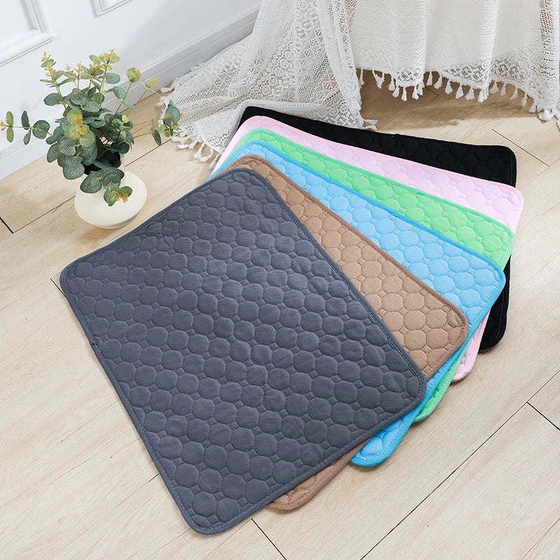 NONECN Reusable Dog Pee Pad Washable Absorbent Training Mat