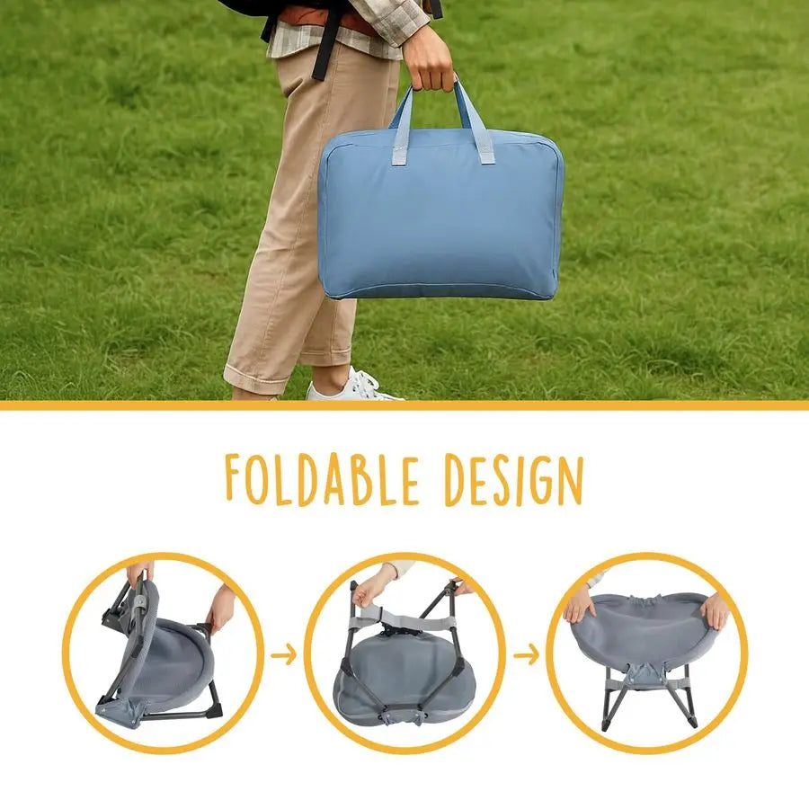 XMSJ Elevated Cat Hammock Bed Foldable No Assembly Indoor Outdoor
