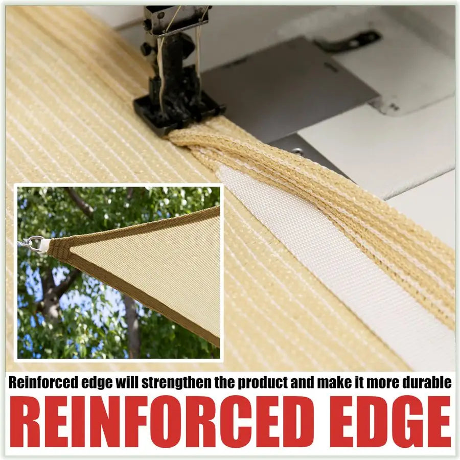 Shade Sail Canopy Outdoor Patio Fabric UPF50 Heavy Duty