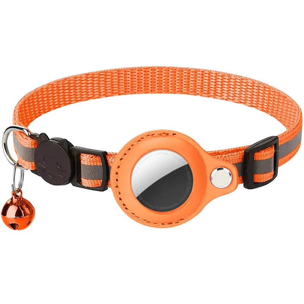 ALLOYSEED AirTag Cat Collar Reflective Adjustable Safety Buckle Kitten