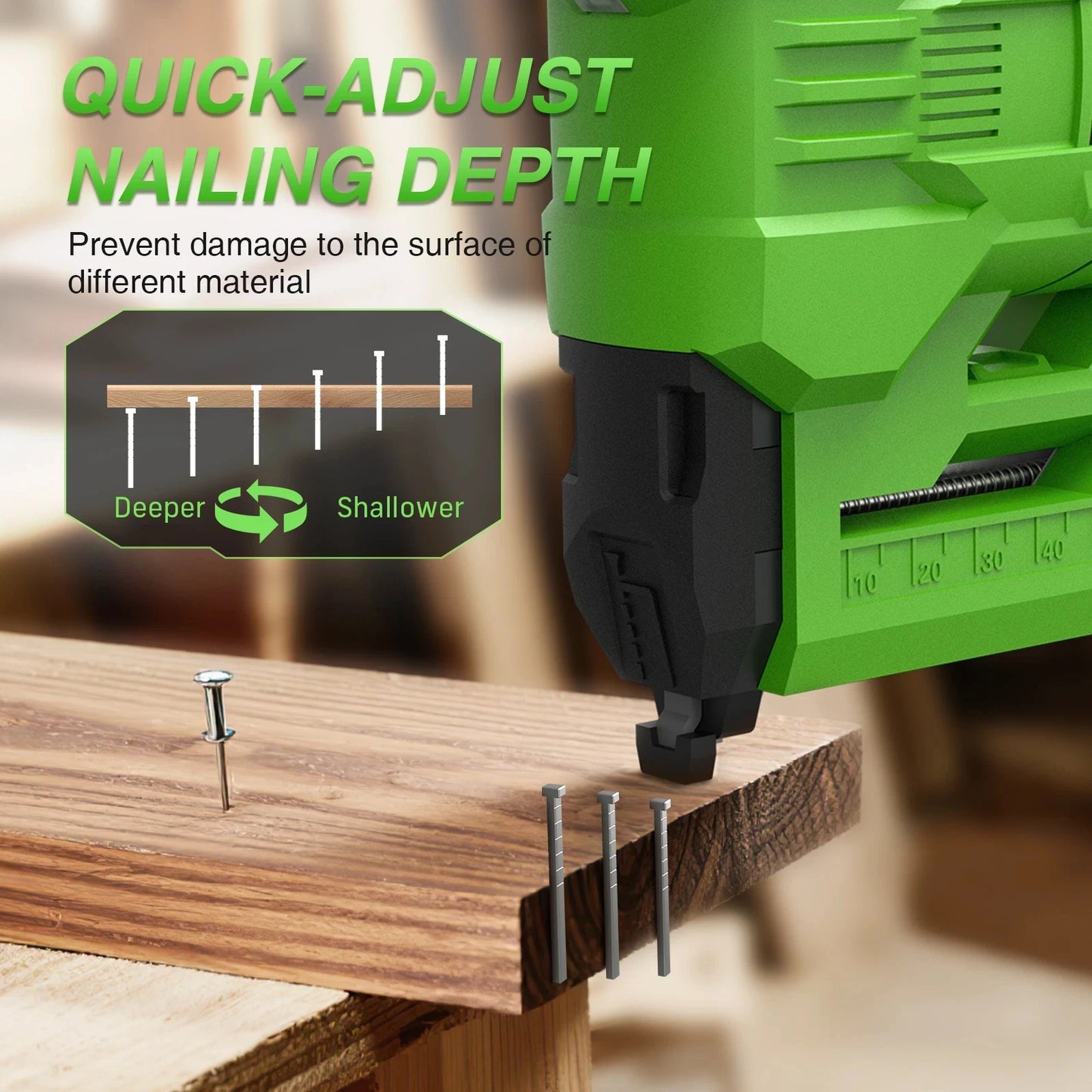 Taskstar 2 In 1 Electric Nail Gun Cordless Framing Nailer
