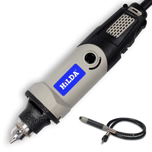 HILDA 500W Rotary Tool Kit With Cutting Sanding Engraving Attachments
