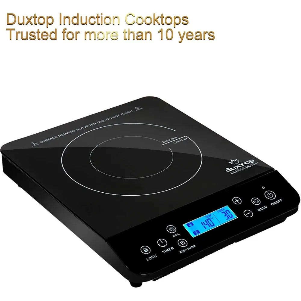Duxtop Portable Induction Cooktop 1800W LCD Sensor Touch Burner