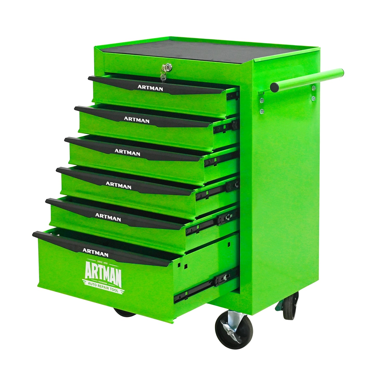 ARTMAN Rolling Metal Tool Chest With 6 Drawers And Slides