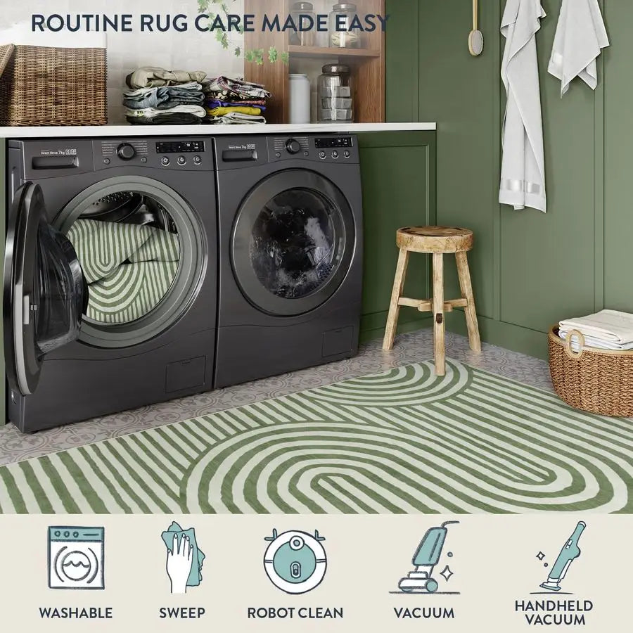 Soft Faux Wool Kids Rug for Bedroom and Living Room