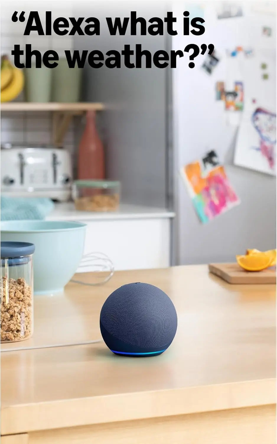 Smart Speaker With Voice Assistant Clear Sound For Music Control
