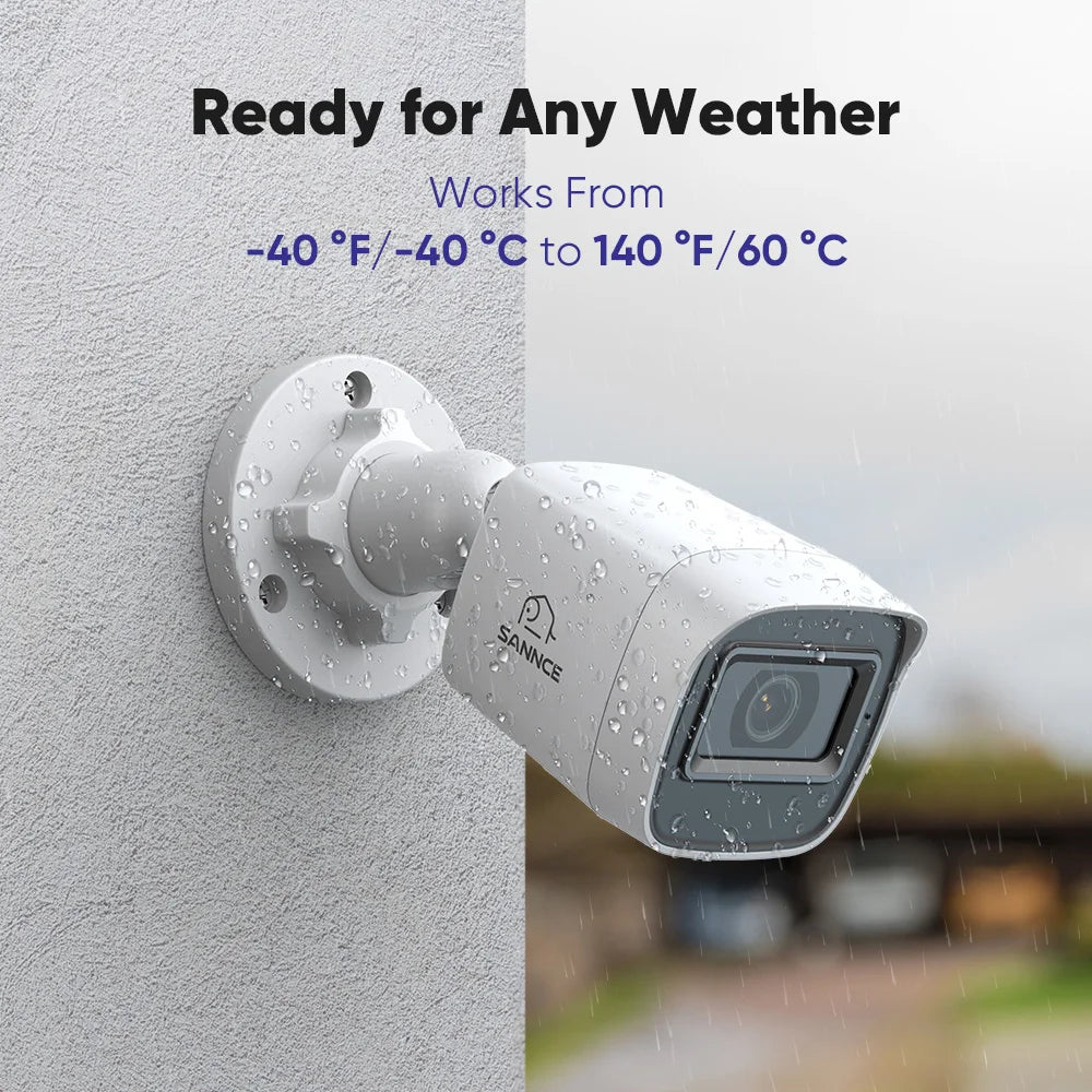 SANNCE 2MP Bullet Security Camera 1080P Night Vision