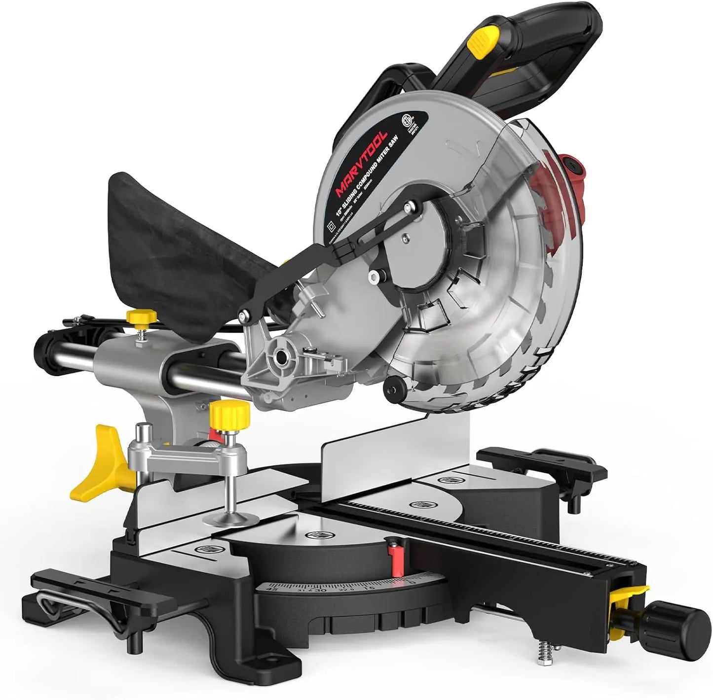 Marvtool Sliding Miter Saw With 5 Amp Single Bevel