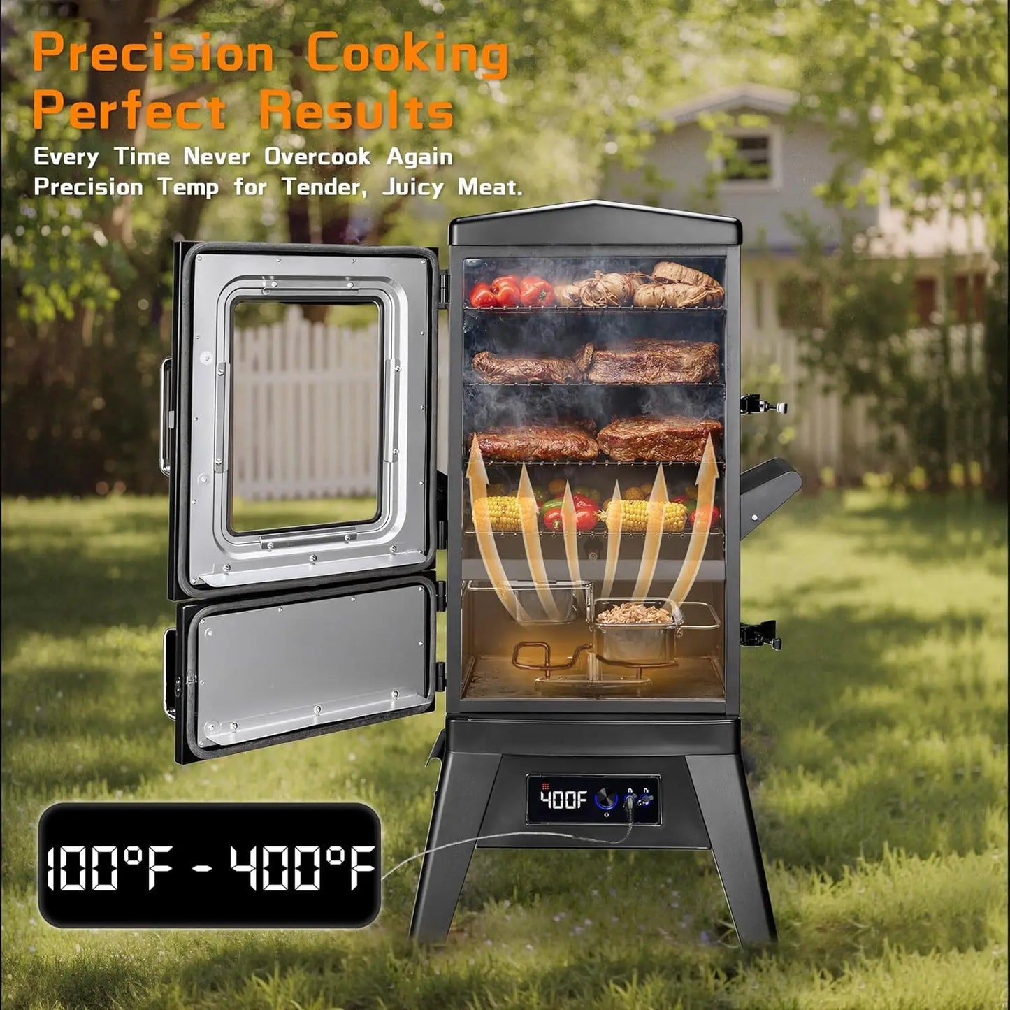 Maison Backyards E40 Electric Smoker With Built In Probe