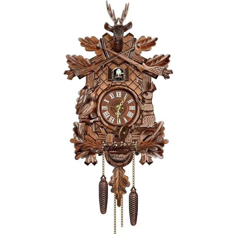 Black Forest Cuckoo Wall Clock Traditional German Style For Living Room Gift