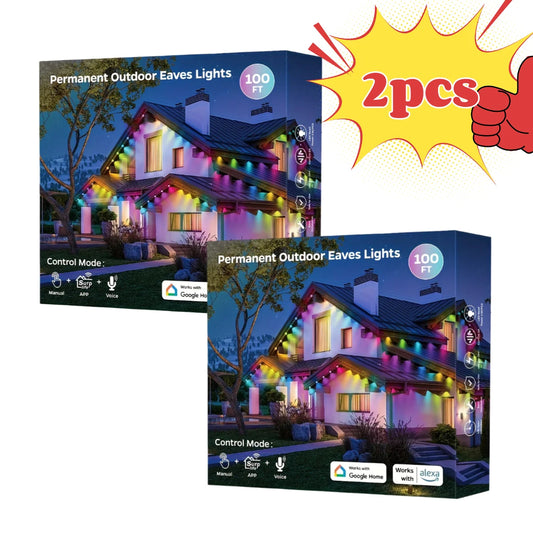 Outdoor LED Roof Light RGBIC IP67 Waterproof For Exterior Decor