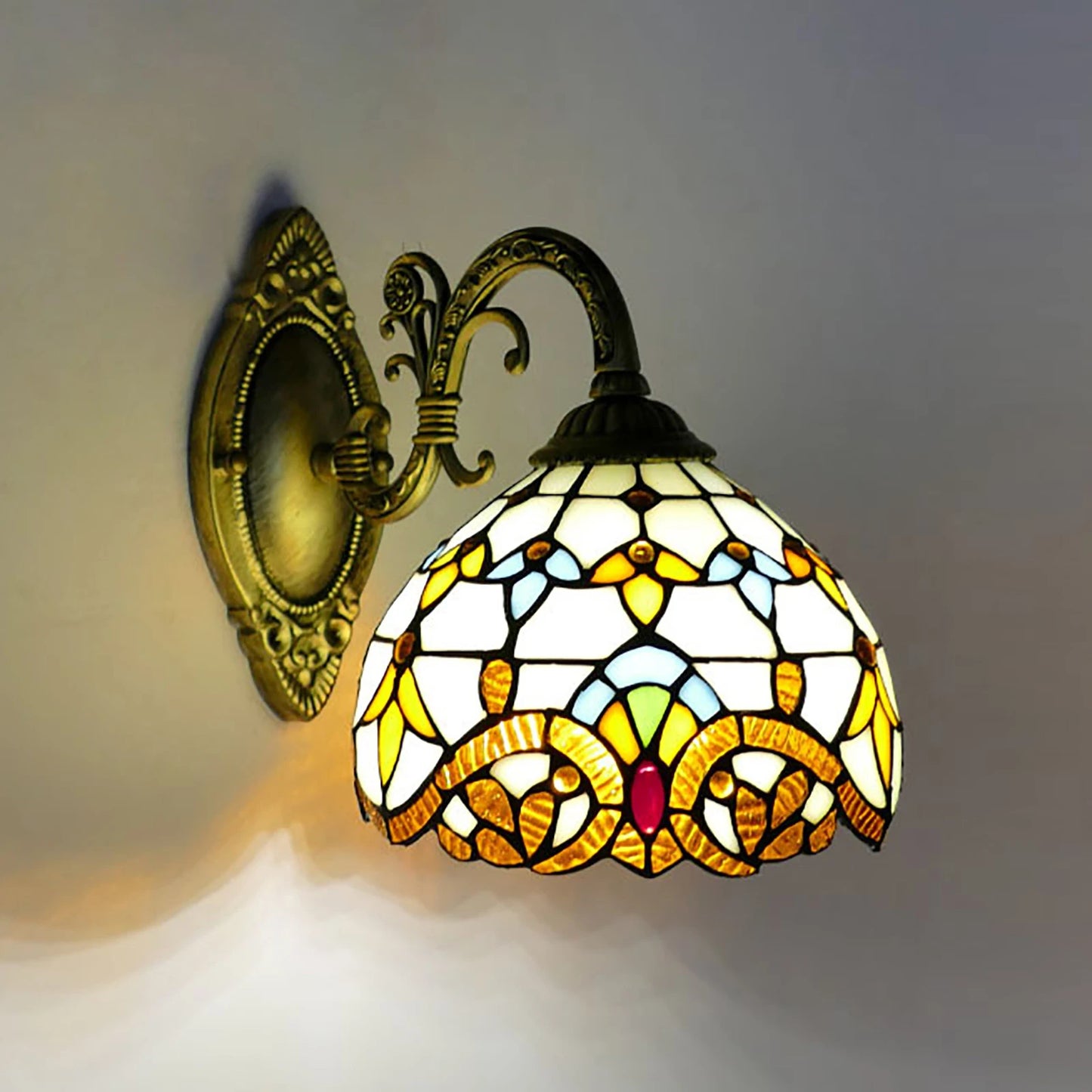 Vintage Dome Wall Lamp Indoor Retro Handmade Living Room Light