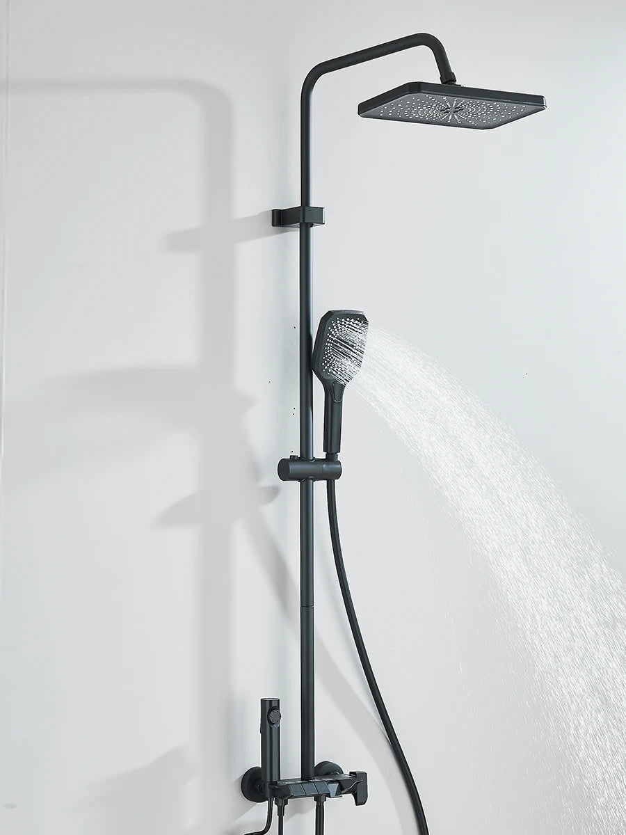 Quyanre 4 Way Shower System With Rain Bidet Faucet