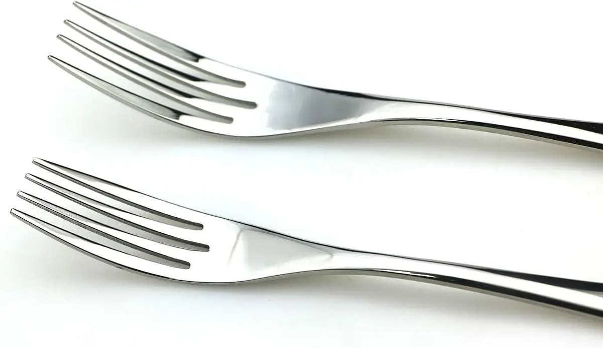 24 Piece Stainless Steel Flatware Set For Four, Mirror Polished
