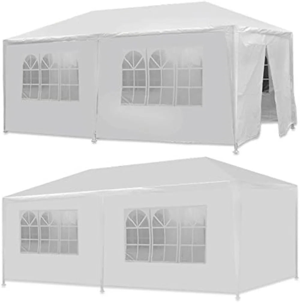 NONECN Waterproof Outdoor Gazebo Canopy Tent Removable Sidewalls