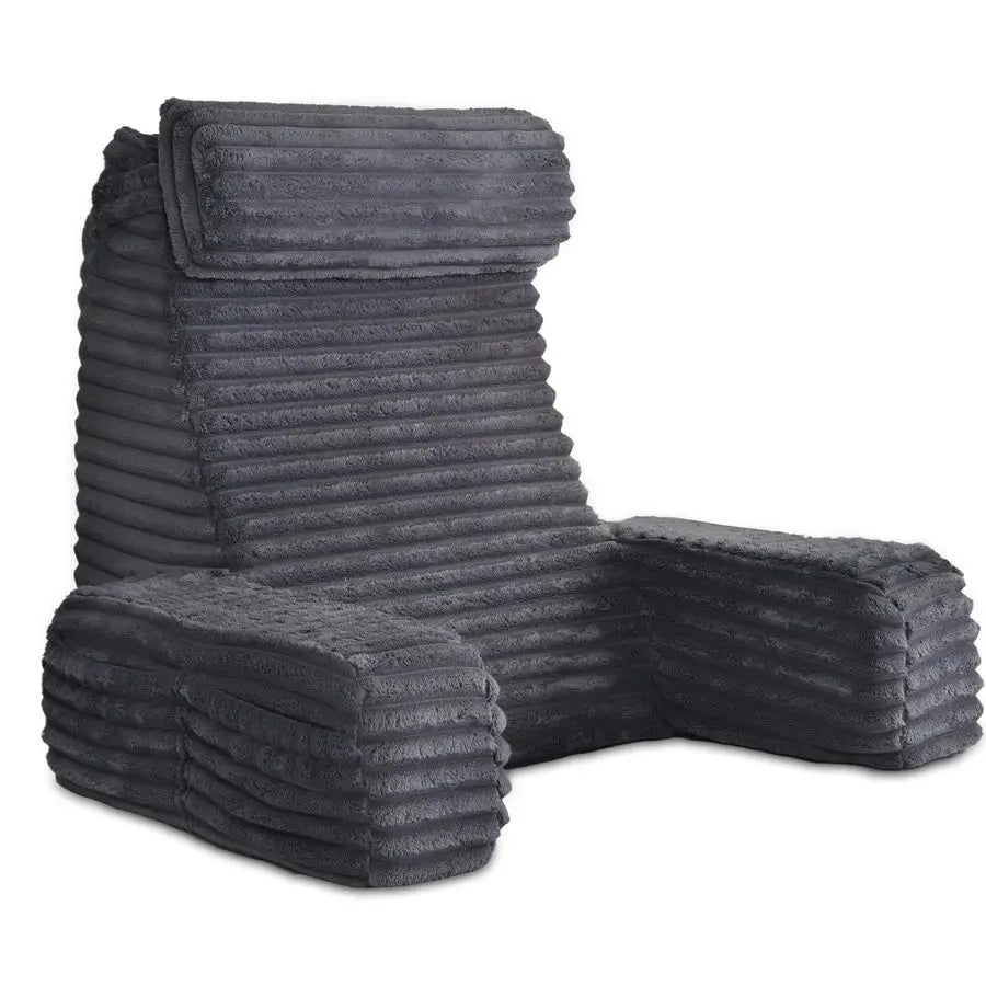 Reading Pillow With Built-In Arms For Bed And TV Viewing