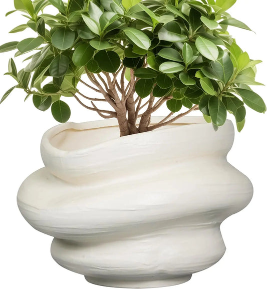 Ceramic Plant Pot With Drainage Hole for Indoor Outdoor