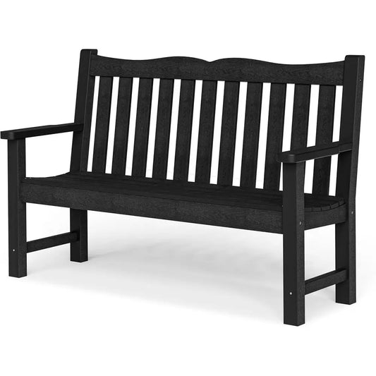 All Weather 2 Seat Patio Bench 800 Lbs Capacity Durable