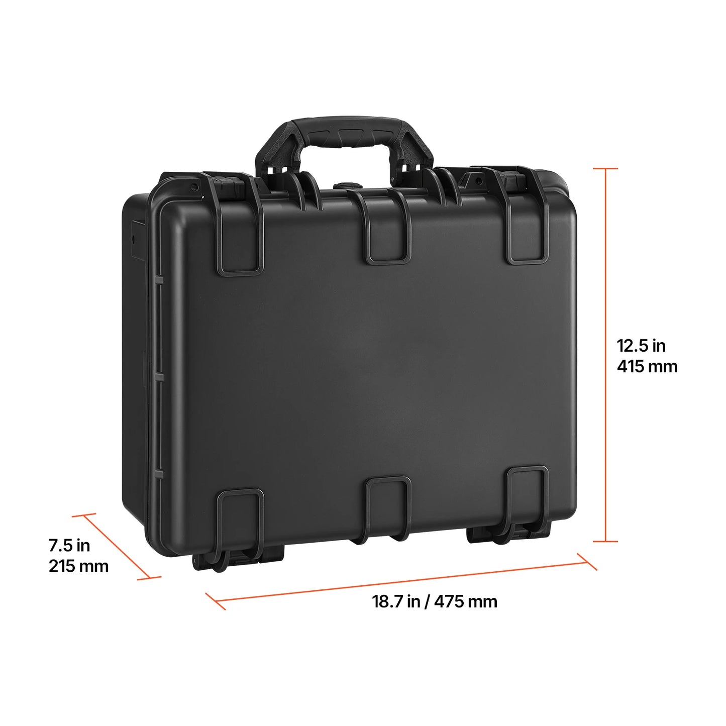 Hard Pistol Case With XPE Foam Lining Waterproof