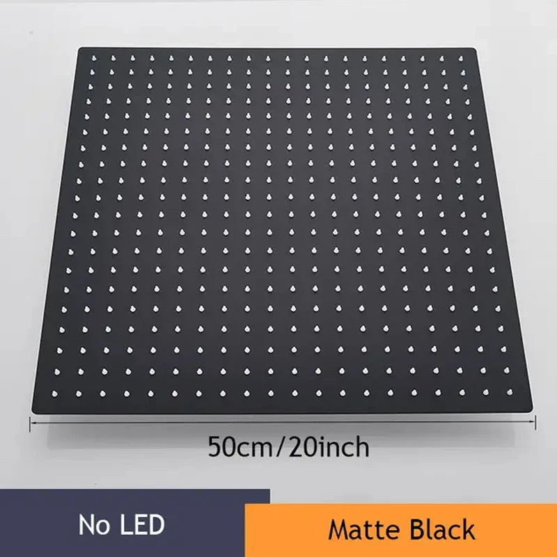 MYQualife Ultra-Thin Square Rainfall Shower Head