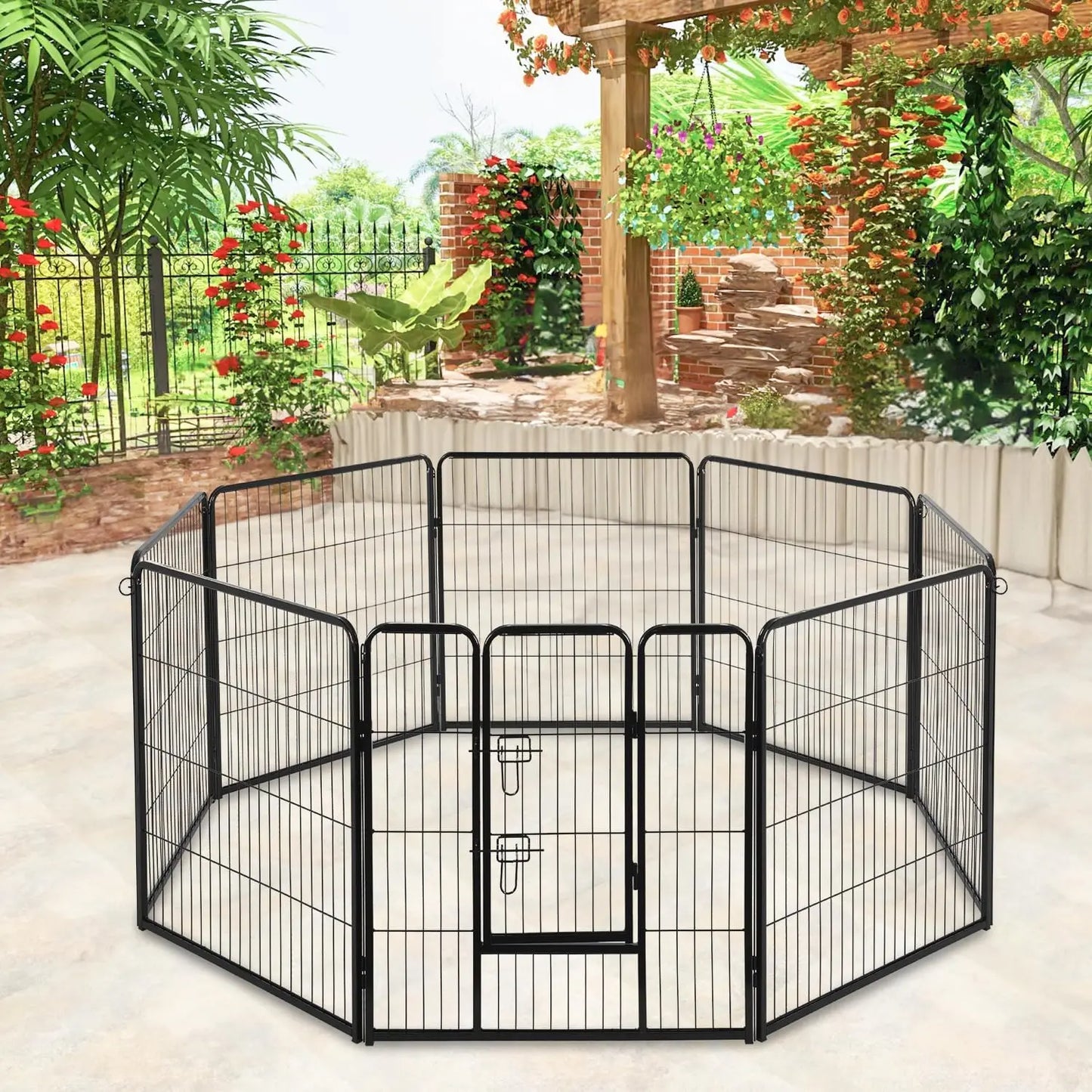 Dog Playpen Heavy Duty Metal Exercise Pen