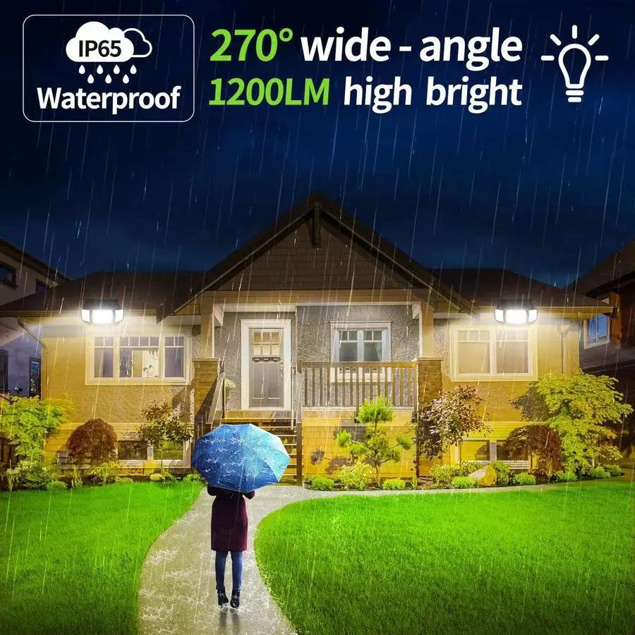 Solar Outdoor Lights With Motion Sensor And Dual Sensors