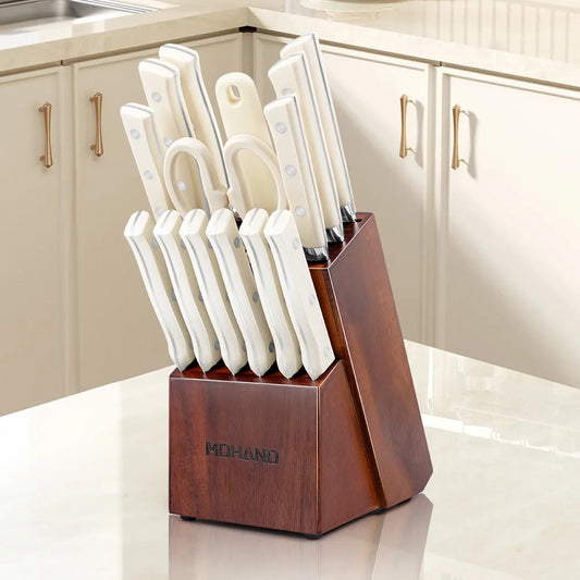 ZENG Stainless Steel Kitchen Knife Set With ABS Handle