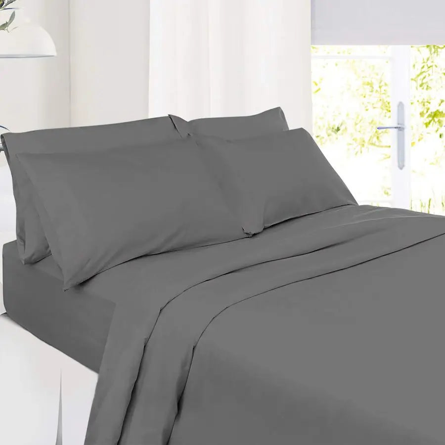 Extra Deep Pocket Sheet Set 6 Piece Polyester Cotton Bedding