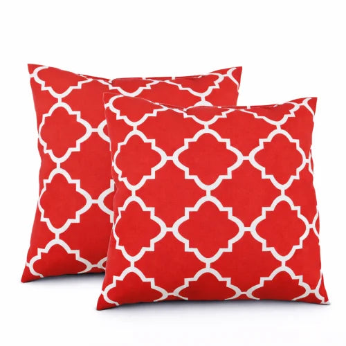 Outdoor Paisley Throw Pillows Waterproof Fade-Resistant Cushions