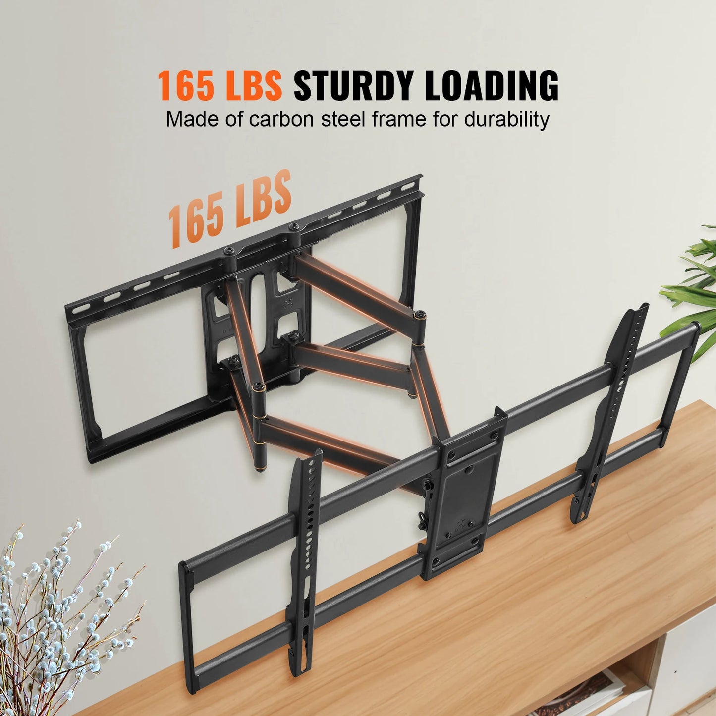 SucceBuy Full Motion TV Mount With Articulating Arms