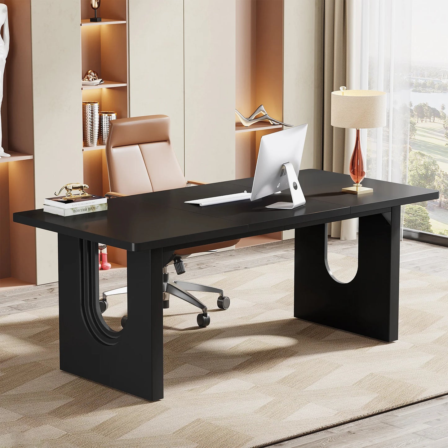 Tribesigns Executive Desk for Office, Conference, and Meeting Rooms