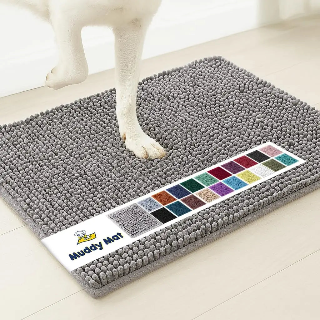 Super Absorbent Microfiber Dog Door Mat For Muddy Paws