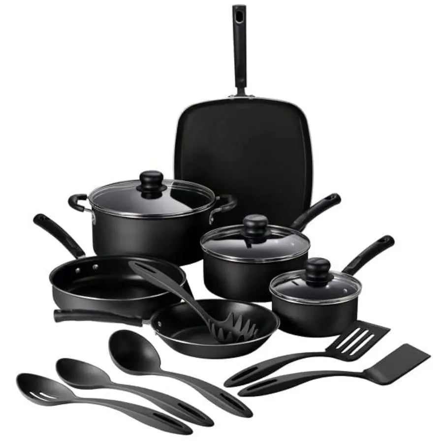 XMSJ Primaware Nonstick Cookware Set With Lids And Utensils