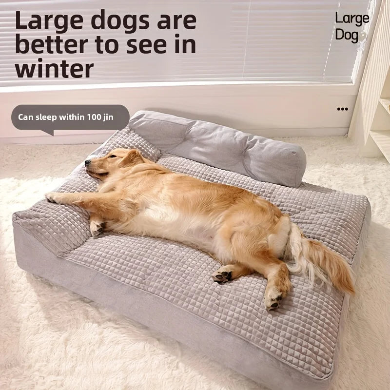 Pet Bed For Cats And Dogs Non Slip WinterWarm Cushion
